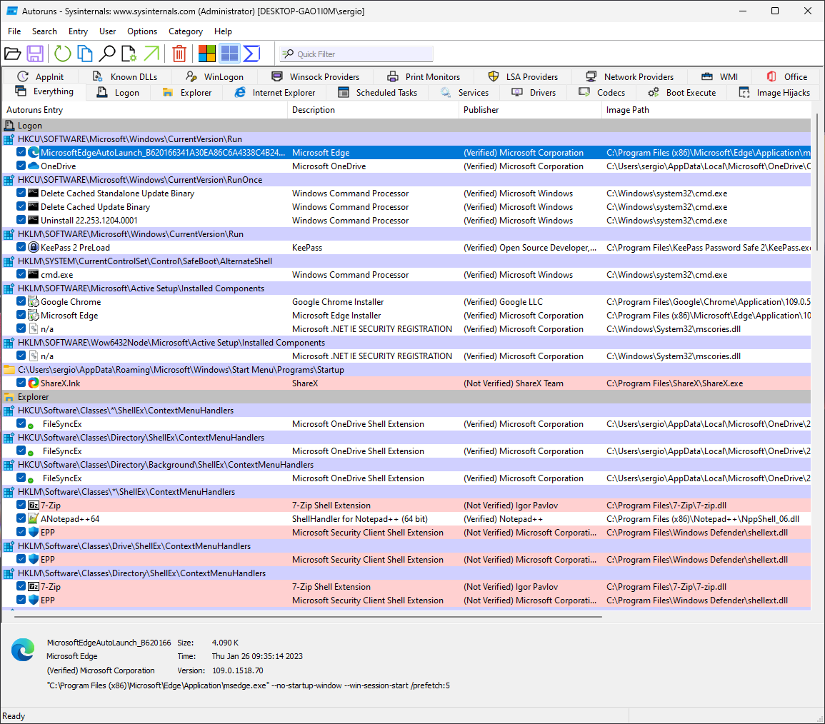 Windows Troubleshooting Series – Part 3 – Autoruns & ProcDump & LoadOrder & TCPView